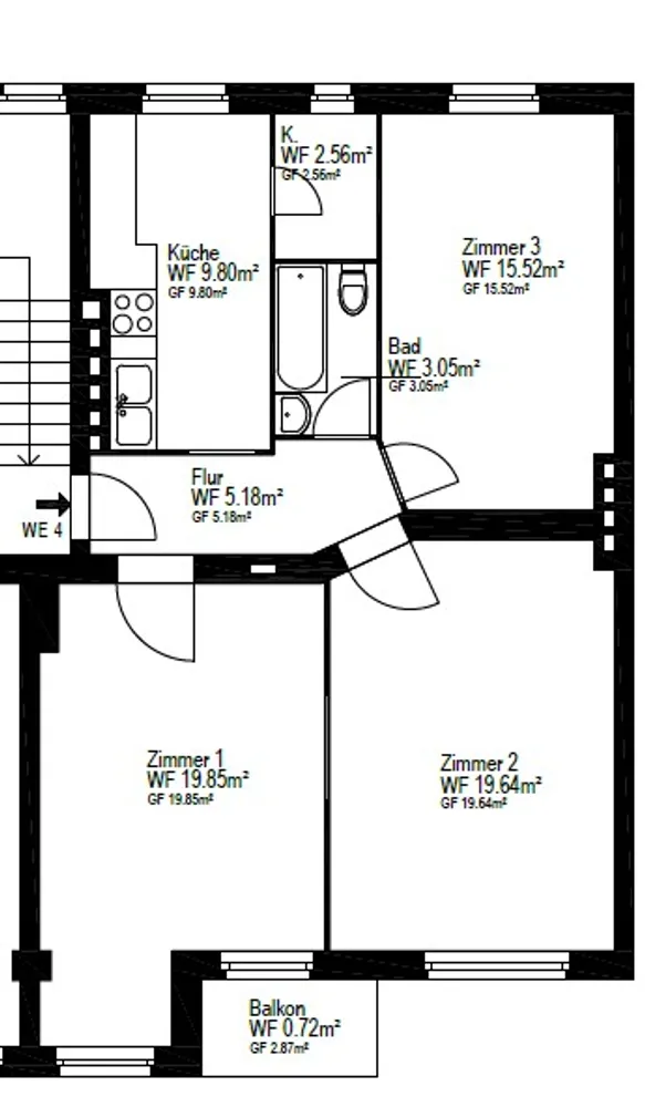 3 Zimmer Wohnung mit 76 m² in Berlin – Bild 8
