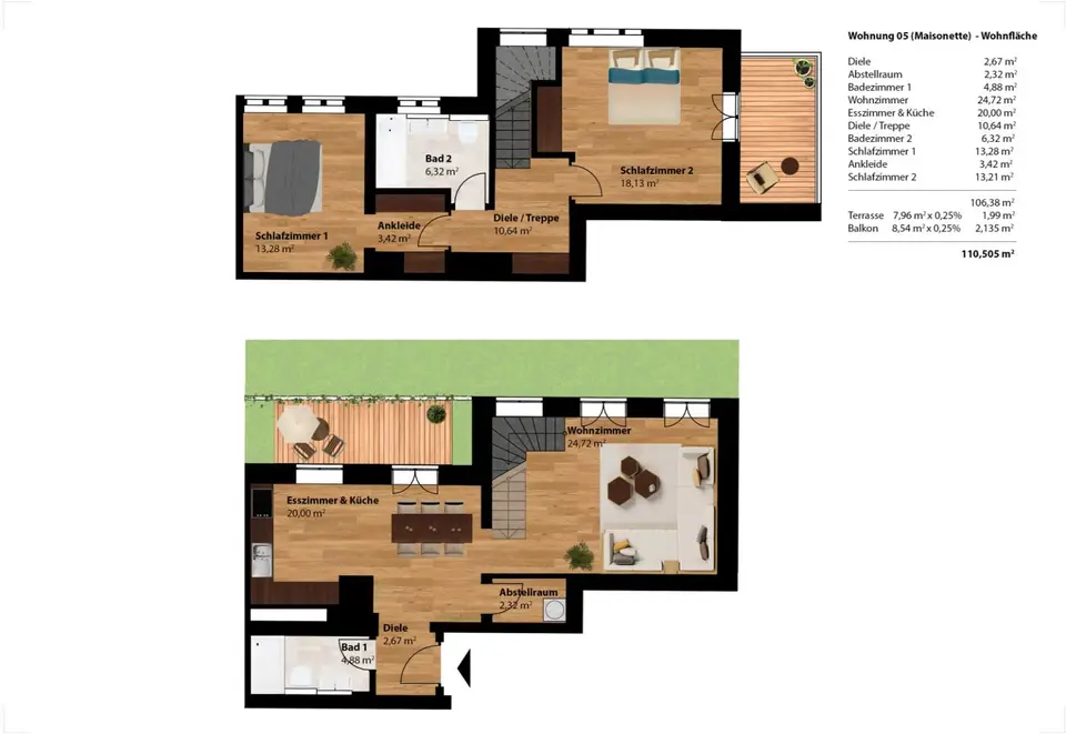 3 Zimmer Wohnung mit 114 m² in Neubrandenburg – Bild 9