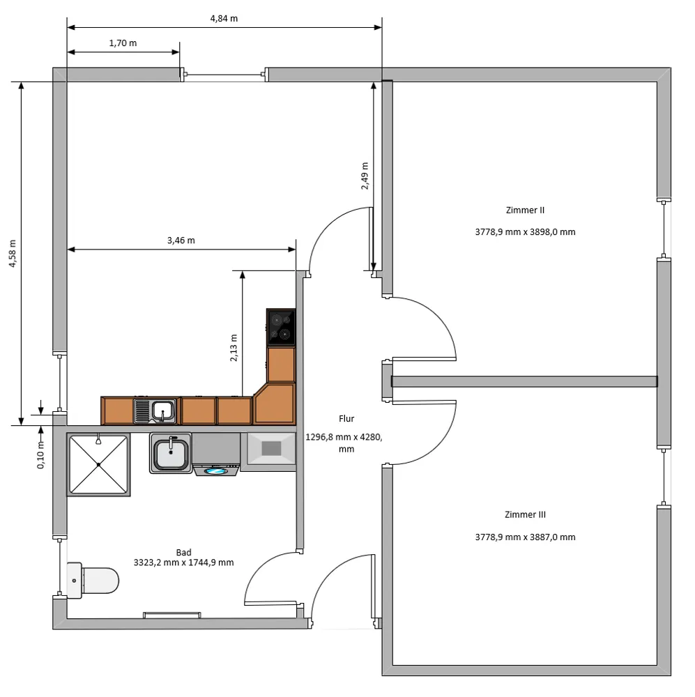 3 Zimmer Wohnung mit 60 m² in Chemnitz – Bild 10