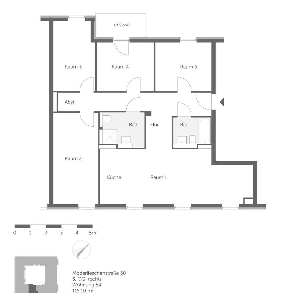 5 room apartment with 115 m² in Berlin – Photo 12