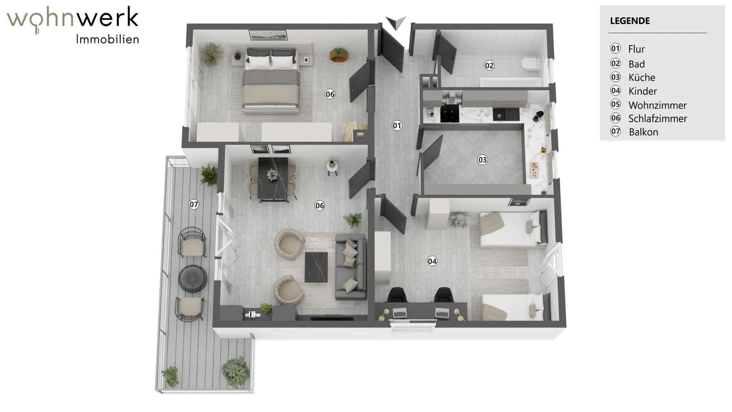 3 Zimmer Wohnung mit 82 m² in Konstanz – Bild 8