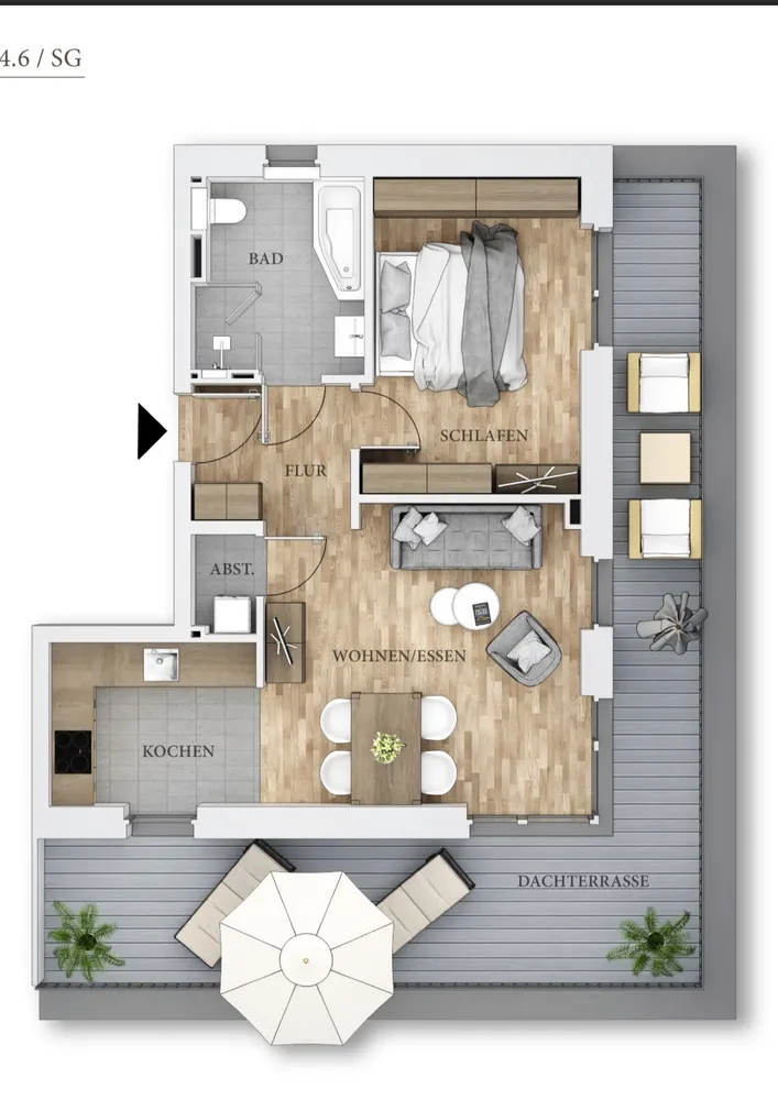 2 Zimmer Wohnung mit 67 m² in Hamburg – Bild 7