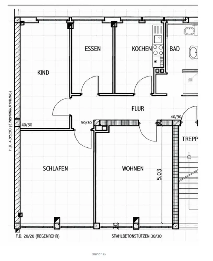 1 room apartment with 21 m² in Wiesbaden – Photo 11