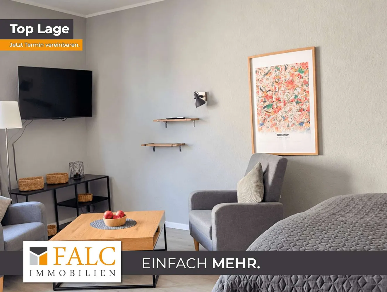 1 Zimmer Wohnung mit 30 m² in Bochum – Bild 1