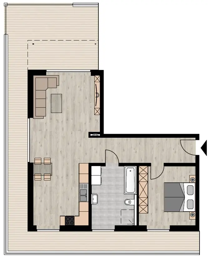 3 room apartment with 80 m² in Hamminkeln – Photo 6