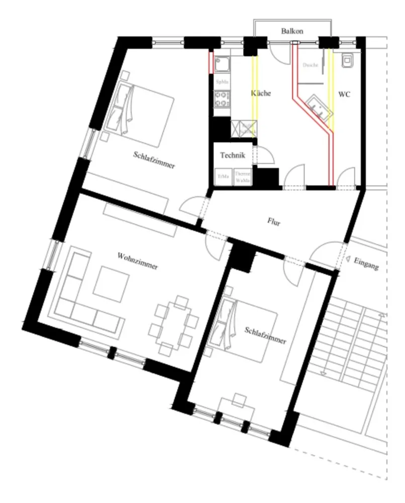3 Zimmer Wohnung mit 97 m² in Stuttgart – Bild 8