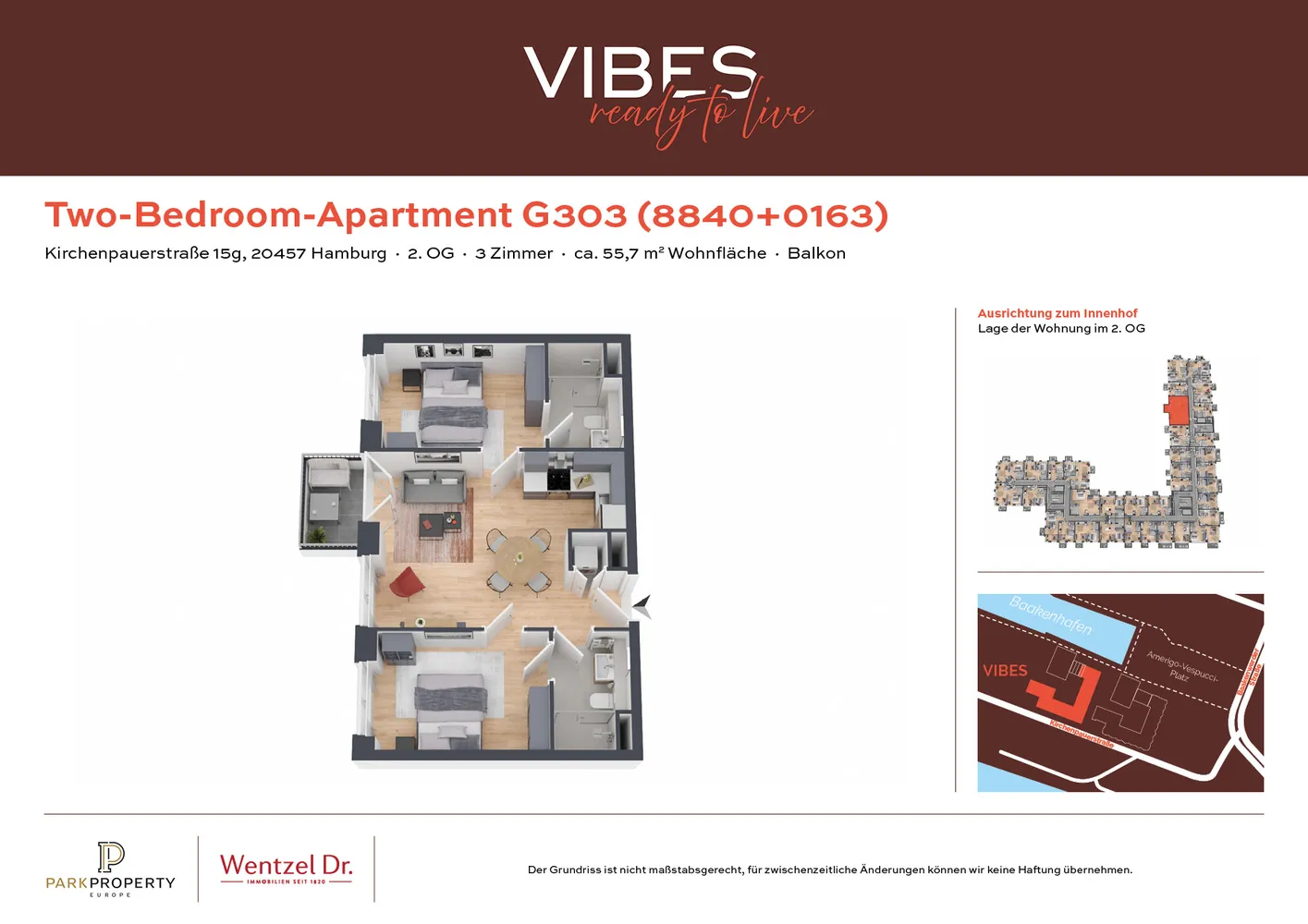 3 Zimmer Wohnung mit 56 m² in Hamburg – Bild 10
