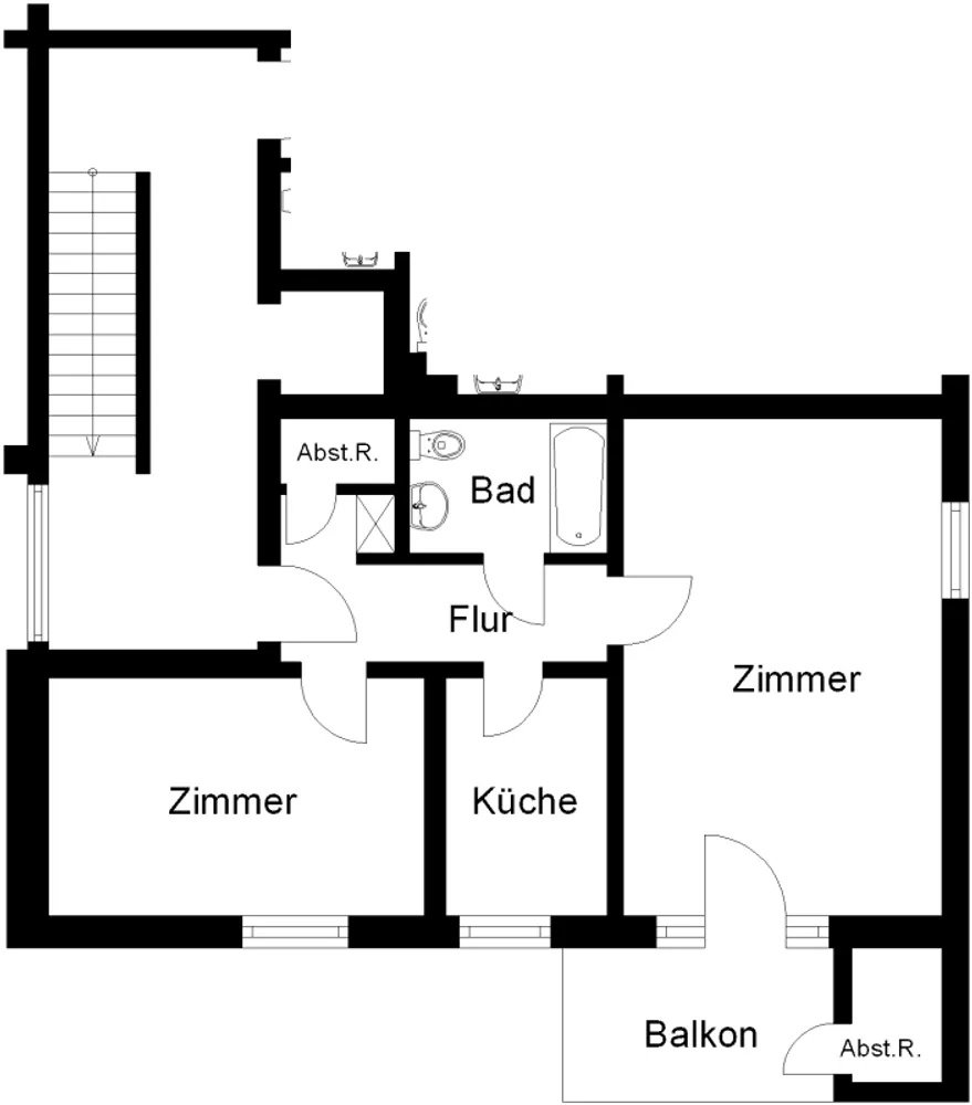 2 Zimmer Wohnung mit 61 m² in Osnabrück – Bild 1