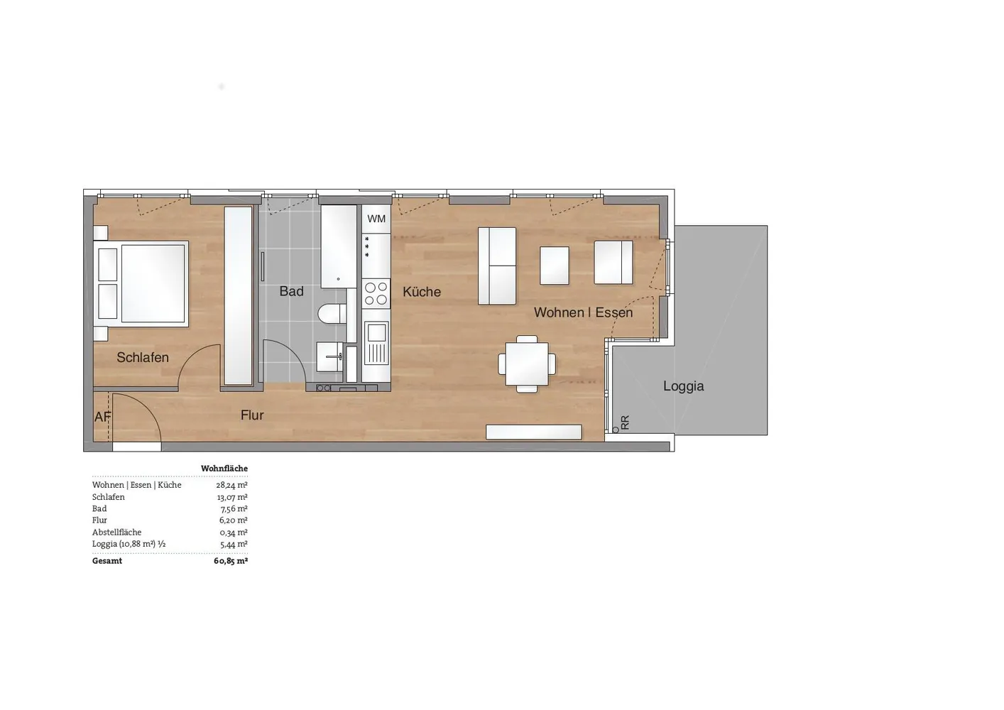 2 Zimmer Wohnung mit 61 m² in München – Bild 10
