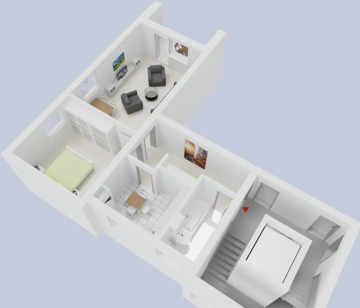 2 Zimmer Wohnung mit 63 m² in Essen – Bild 2