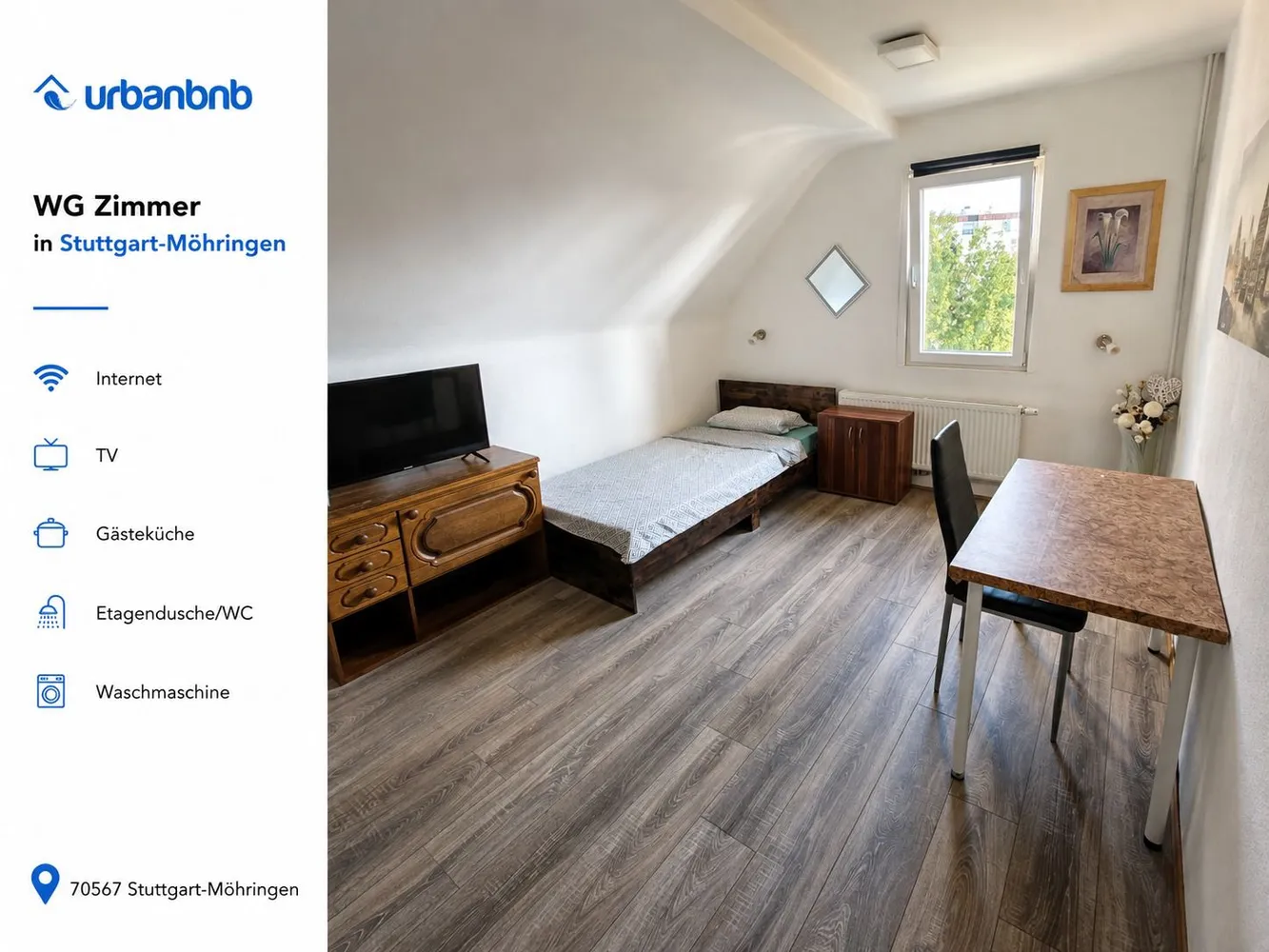 WG-Zimmer mit 12 m² in Stuttgart – Bild 4