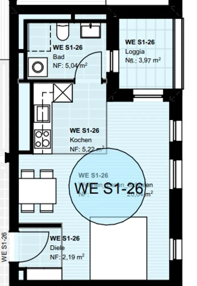 1 Zimmer Wohnung mit 34 m² in Erlangen – Bild 8
