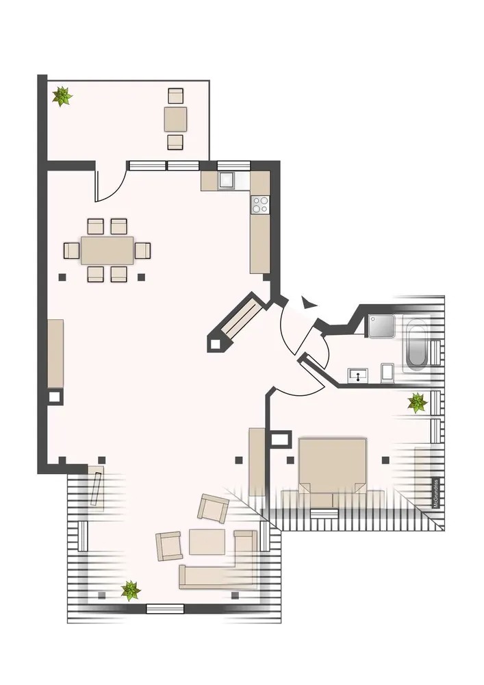 2 Zimmer Wohnung mit 92 m² in Leipzig – Bild 4