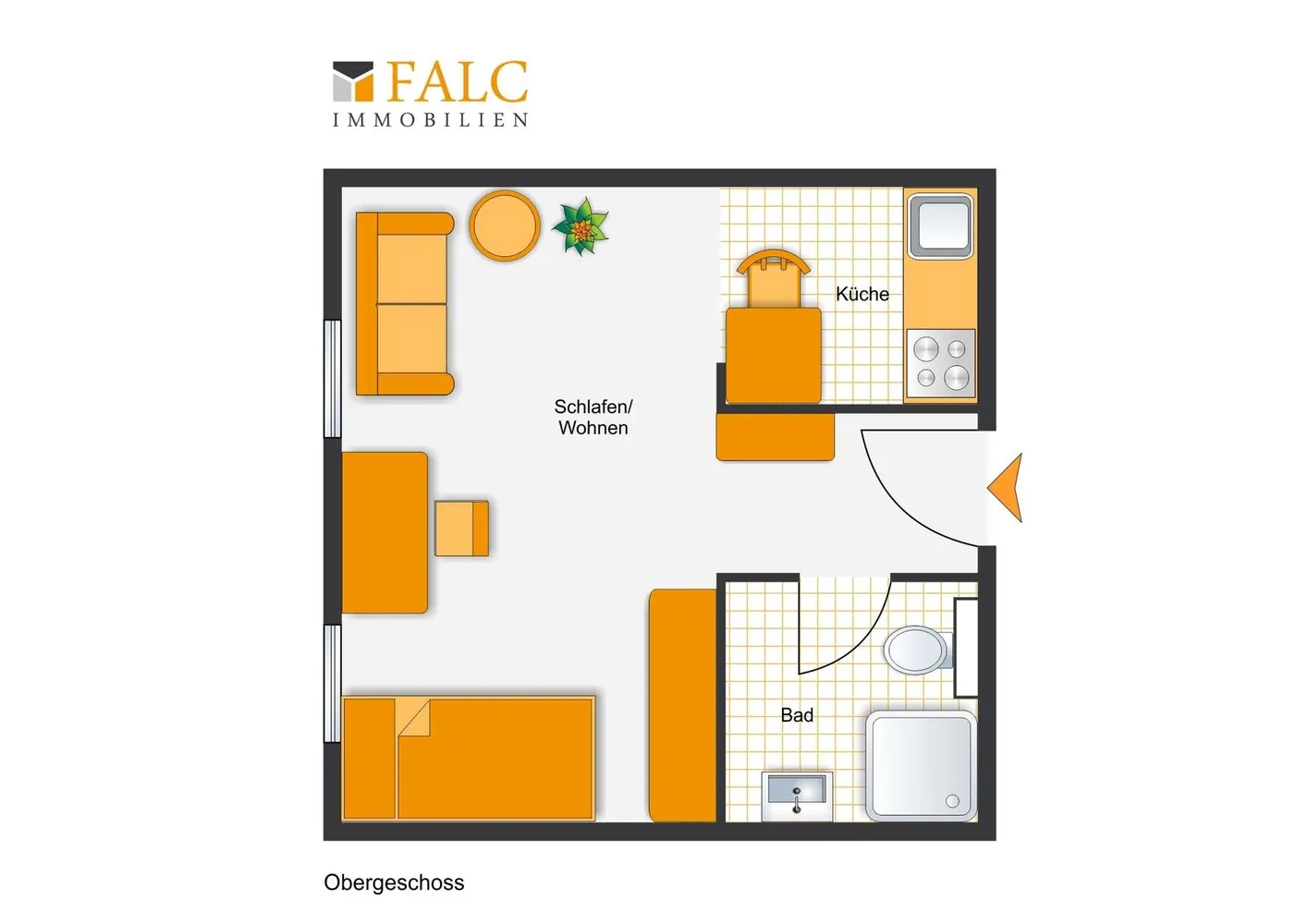 1 room apartment with 30 m² in Brunswick – Photo 5
