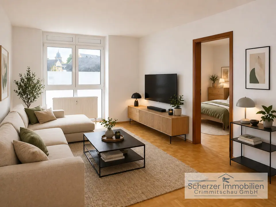 2 Zimmer Wohnung mit 51 m² in Crimmitschau – Bild 1