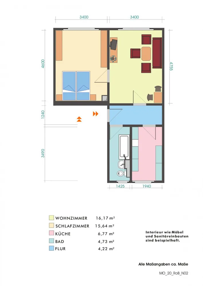 2 Zimmer Wohnung mit 47 m² in Leipzig – Bild 5