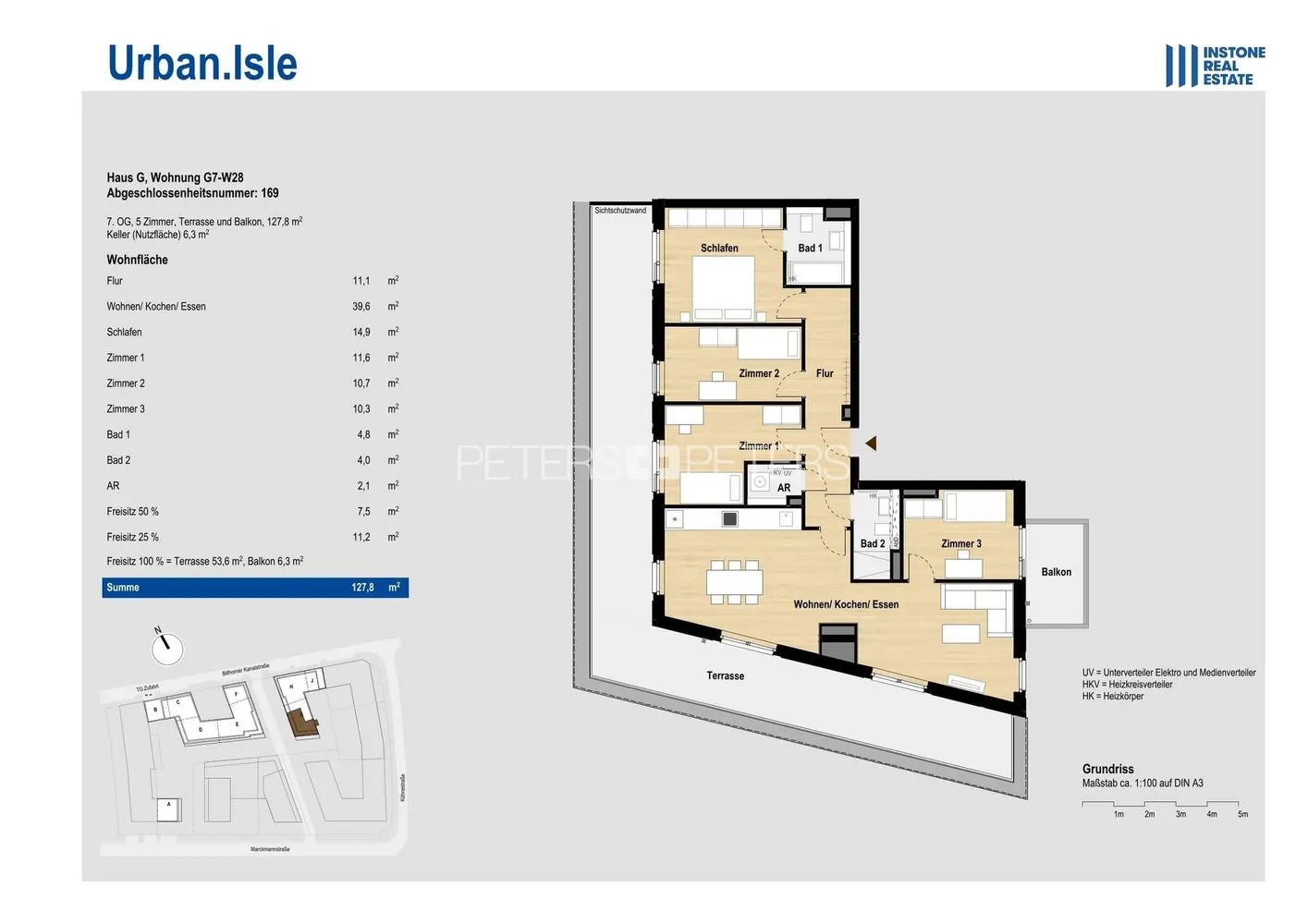 5 Zimmer Wohnung mit 128 m² in Hamburg – Bild 10