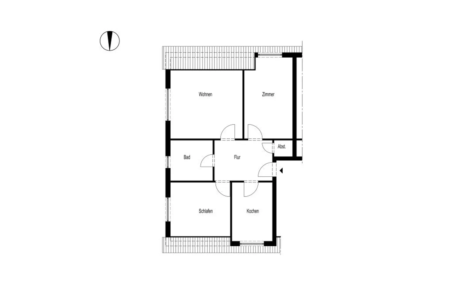 3 Zimmer Wohnung mit 72 m² in Lüdenscheid – Bild 2