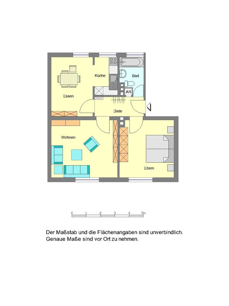 3 room apartment with 61 m² in Bielefeld – Photo 2