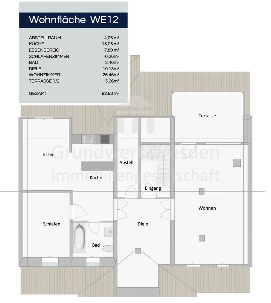 3 room apartment with 84 m² in Dresden – Photo 11