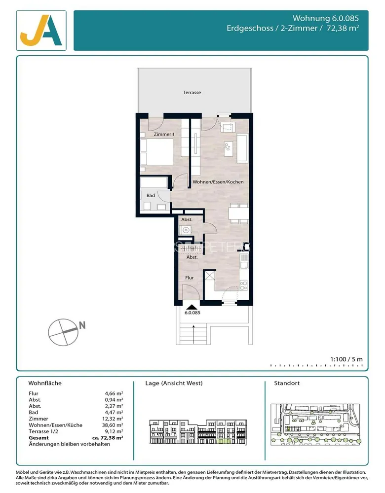 2 Zimmer Wohnung mit 72 m² in Hamburg – Bild 10