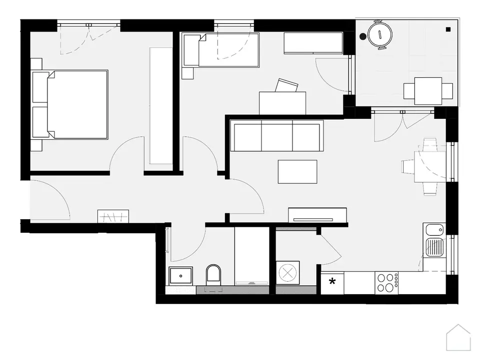 2 Zimmer Wohnung mit 55 m² in Crailsheim – Bild 5