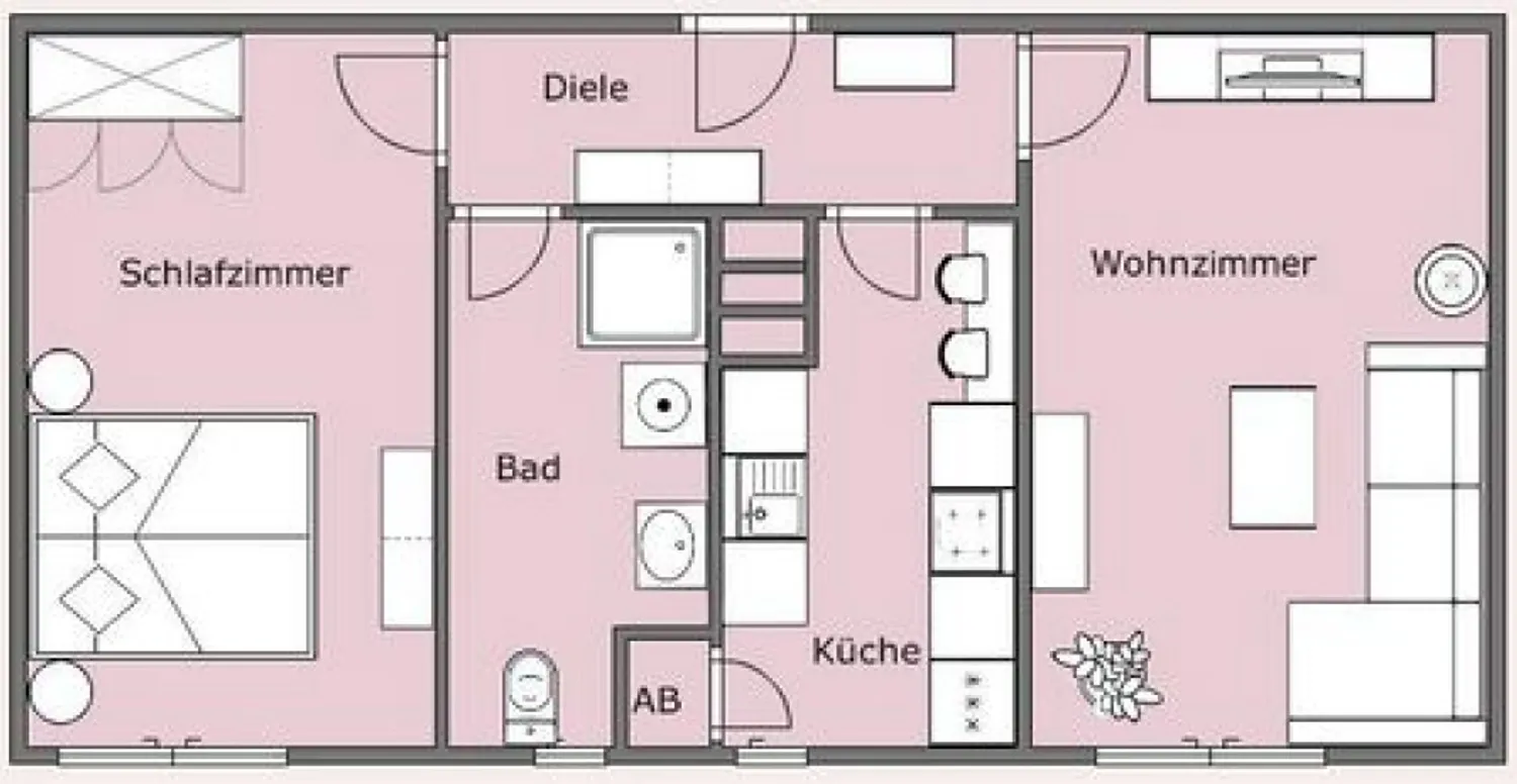 3 room apartment with 47 m² in Gelsenkirchen – Photo 2