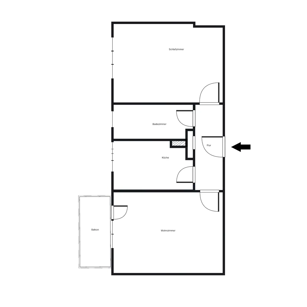 2 room apartment with 50 m² in Berlin – Photo 5