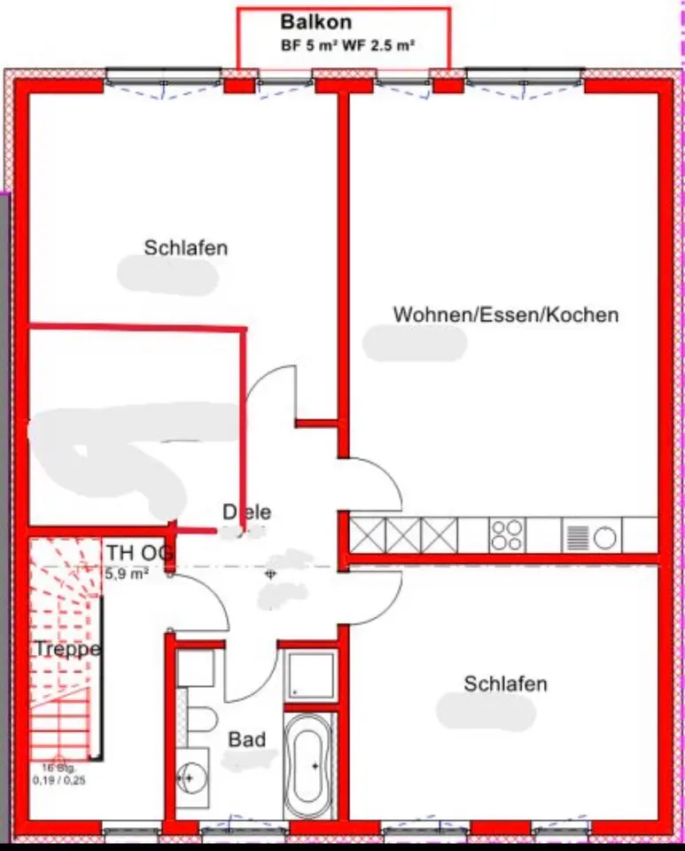 4 Zimmer Wohnung mit 110 m² in Gießen – Bild 7