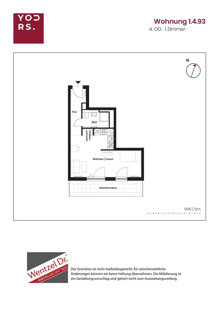 1 Zimmer Wohnung mit 37 m² in Hamburg – Bild 7