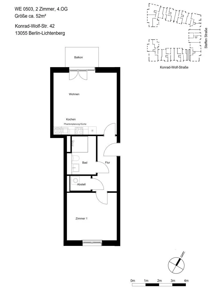 2 Zimmer Wohnung mit 51 m² in Berlin – Bild 2