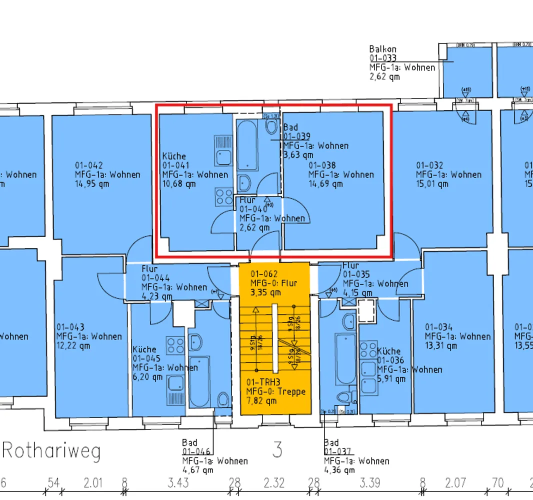 1 Zimmer Wohnung mit 33 m² in Berlin – Bild 2