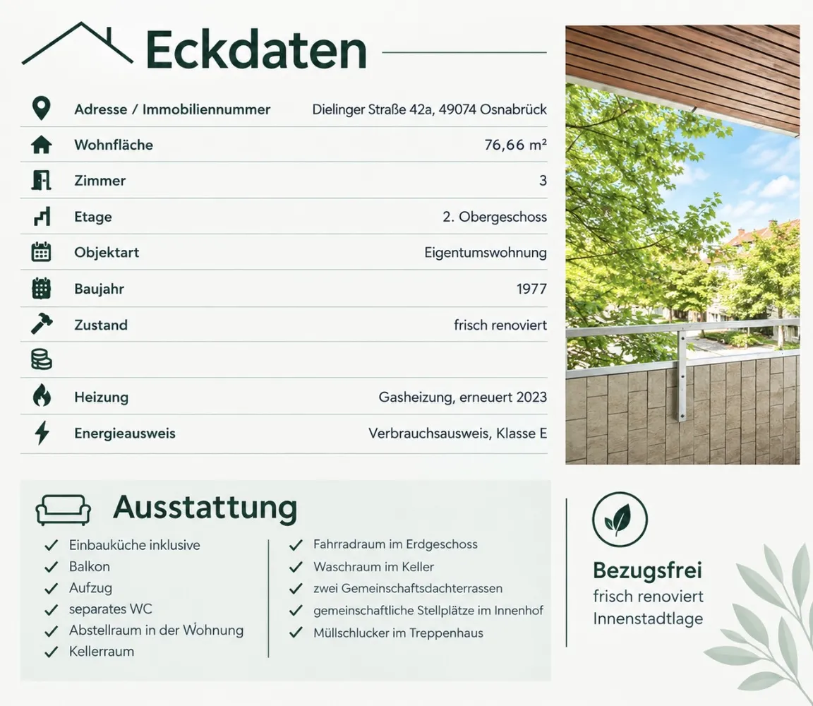 3 Zimmer Wohnung mit 77 m² in Osnabrück – Bild 8