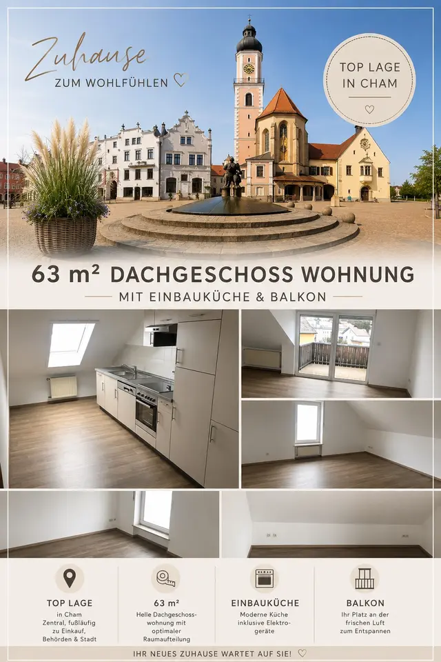 3 Zimmer Wohnung mit 75 m² in Cham – Bild 7
