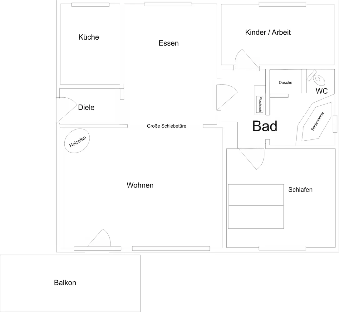 4 Zimmer Wohnung mit 100 m² in München – Bild 4