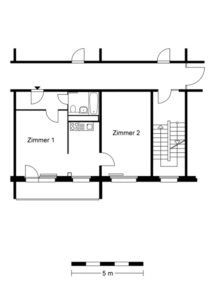 2 room apartment with 57 m² in Berlin – Photo 2