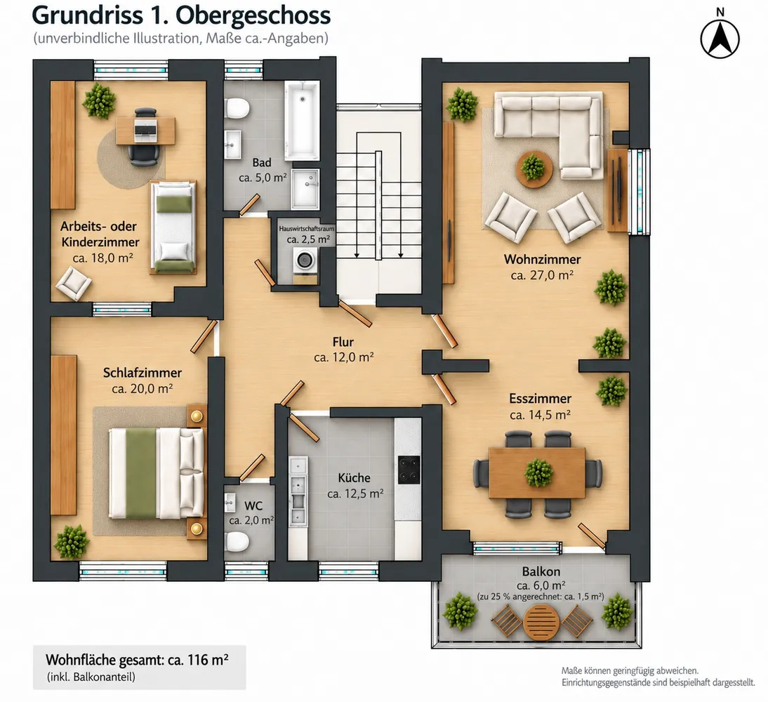 3 Zimmer Wohnung mit 116 m² in Essen – Bild 9