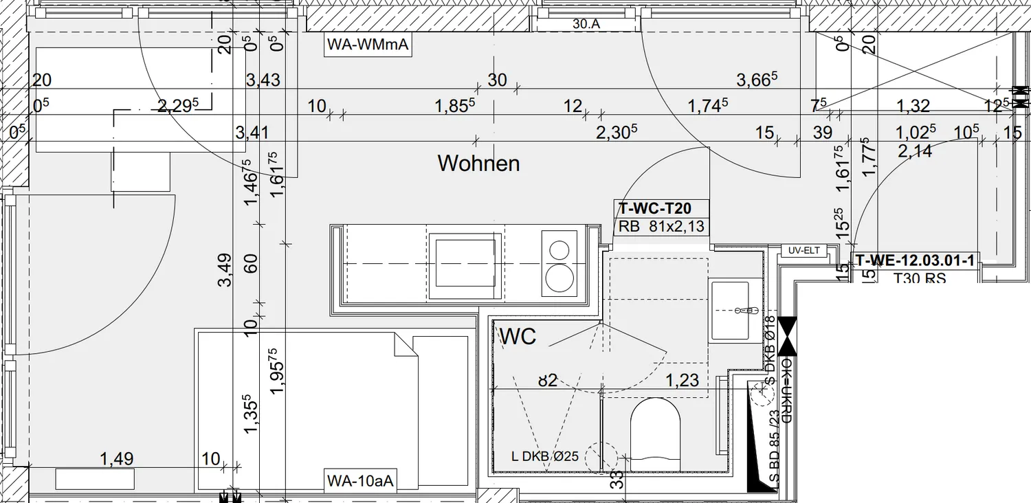 1 Zimmer Wohnung mit 22 m² in Hannover – Bild 12