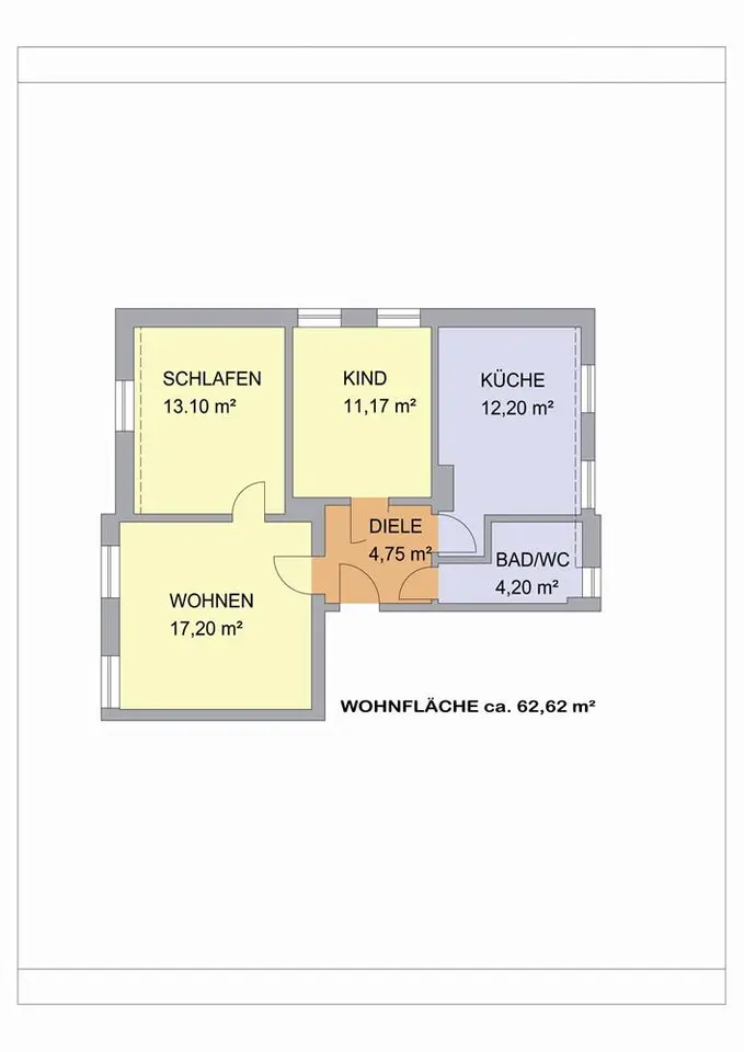 3 Zimmer Wohnung mit 63 m² in Bitterfeld-Wolfen – Bild 10