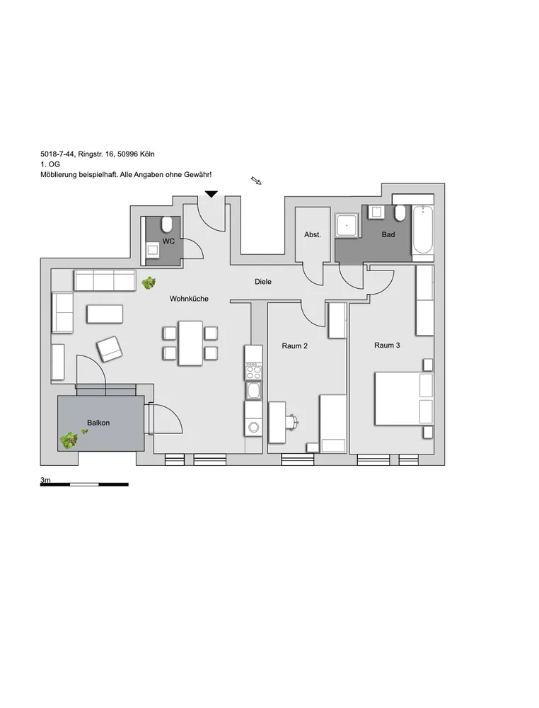 3 room apartment with 92 m² in Cologne – Photo 9