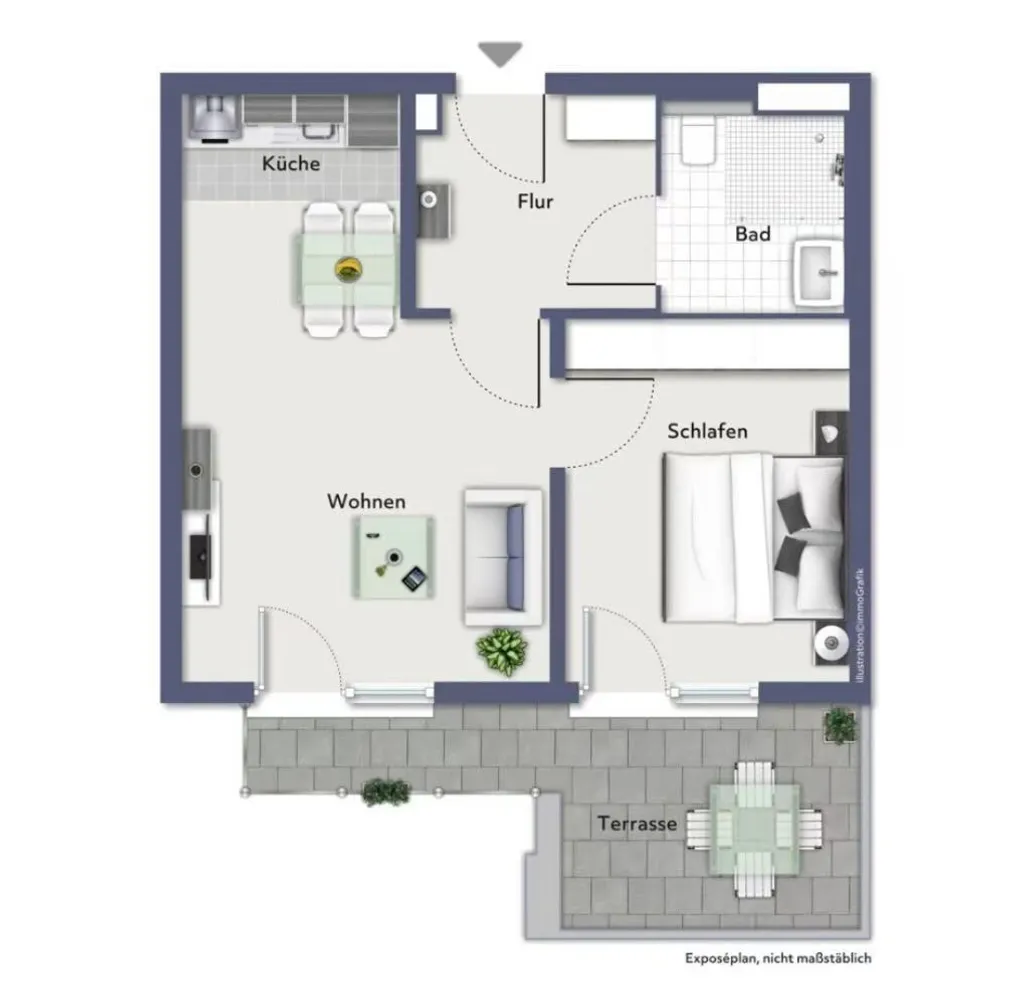 2 Zimmer Wohnung mit 52 m² in Frankfurt am Main – Bild 12