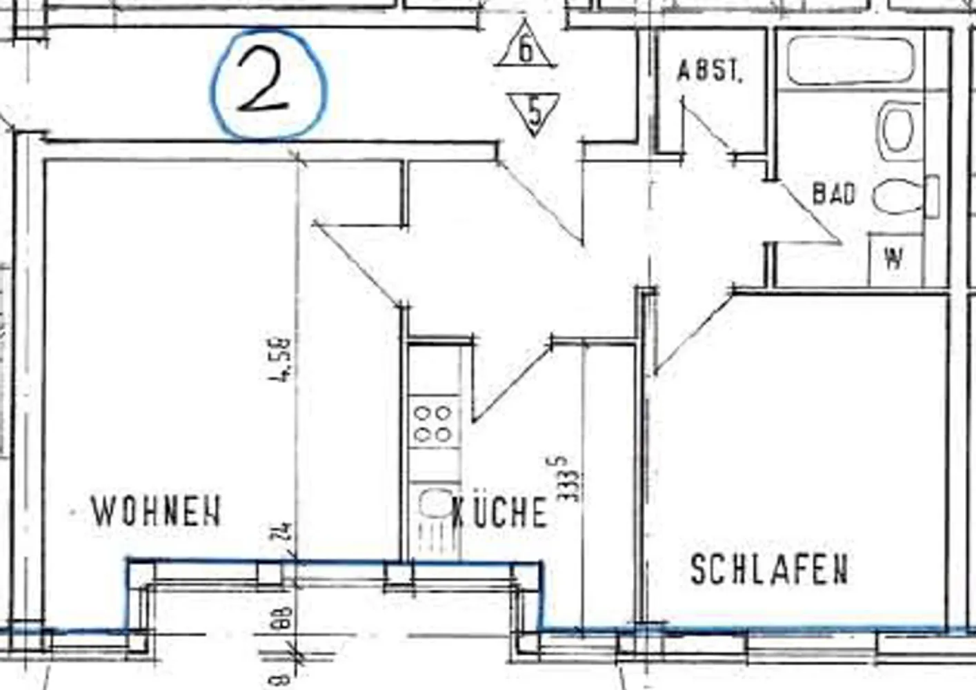 2 Zimmer Wohnung mit 54 m² in Coswig – Bild 6