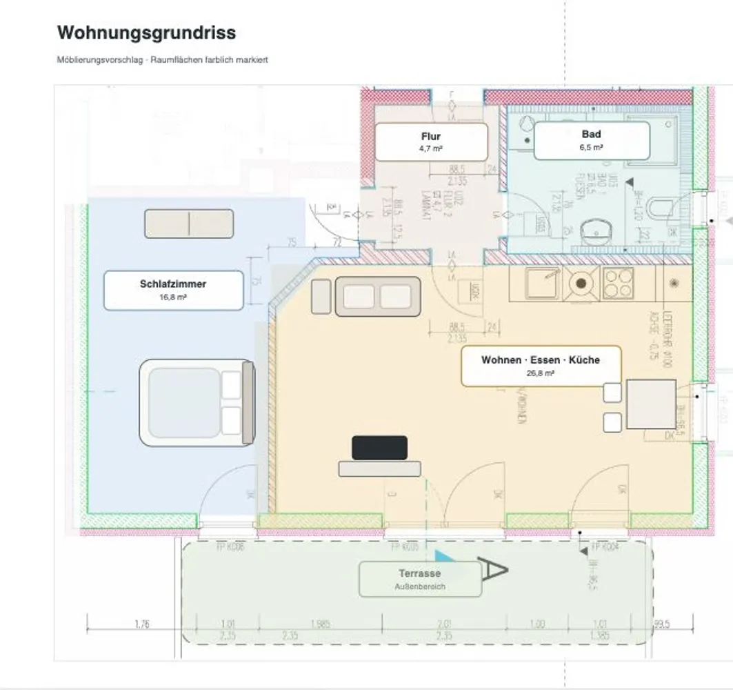 2 Zimmer Wohnung mit 60 m² in München – Bild 10