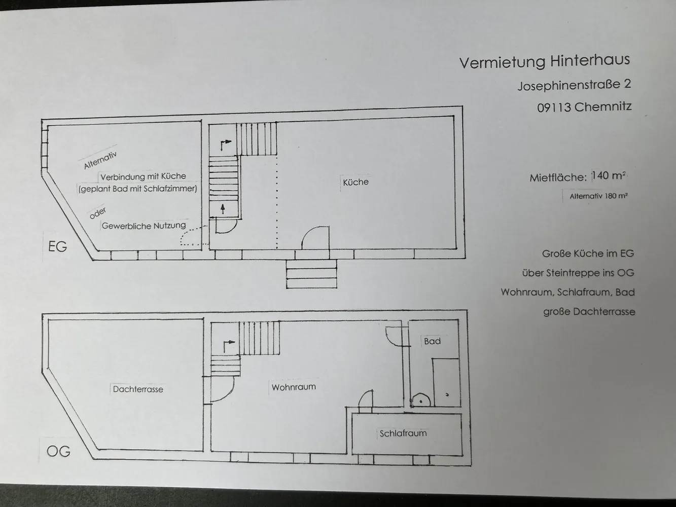 3 room house with 140 m² in Chemnitz – Photo 4