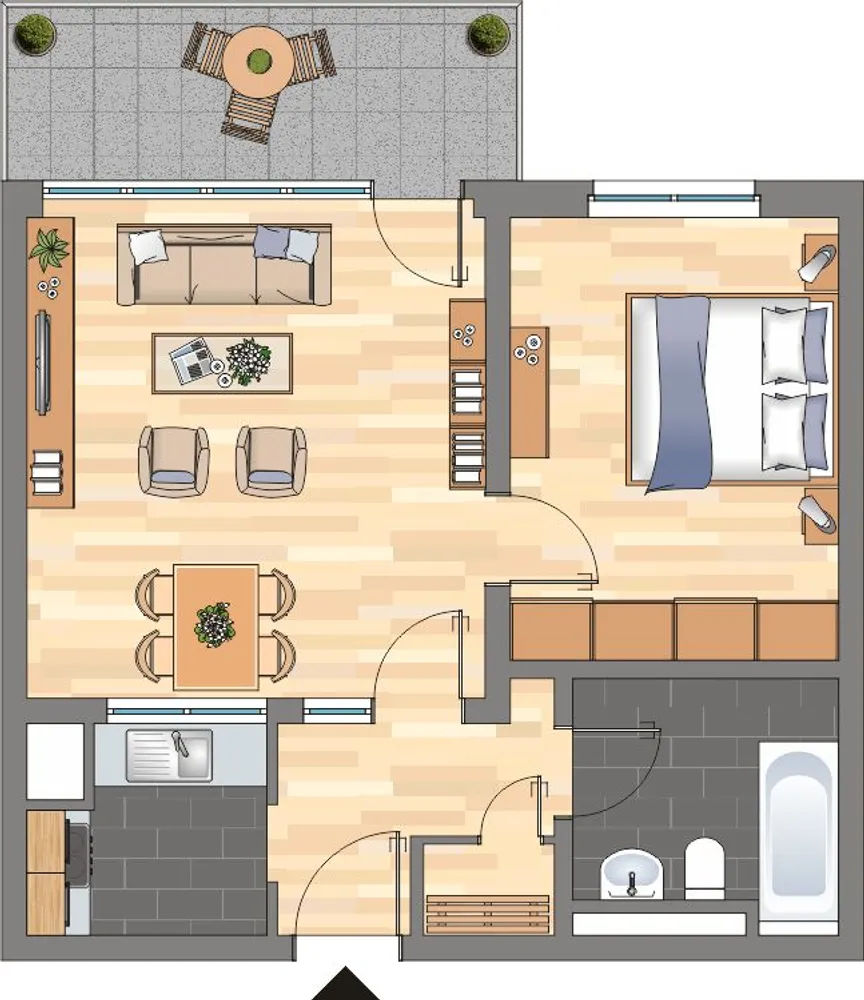 2 Zimmer Wohnung mit 50 m² in Kiel – Bild 4