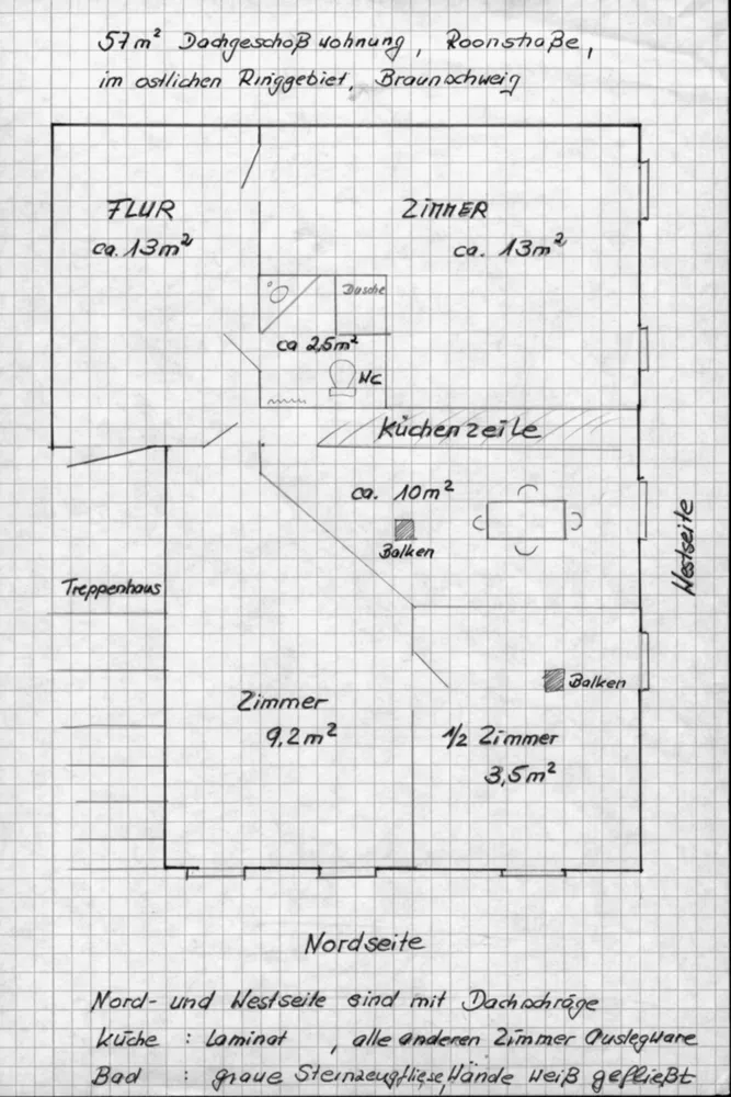 3 Zimmer Wohnung mit 57 m² in Braunschweig – Bild 8