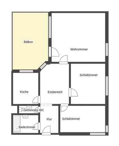 3 Zimmer Wohnung mit 82 m² in Ingolstadt – Bild 5