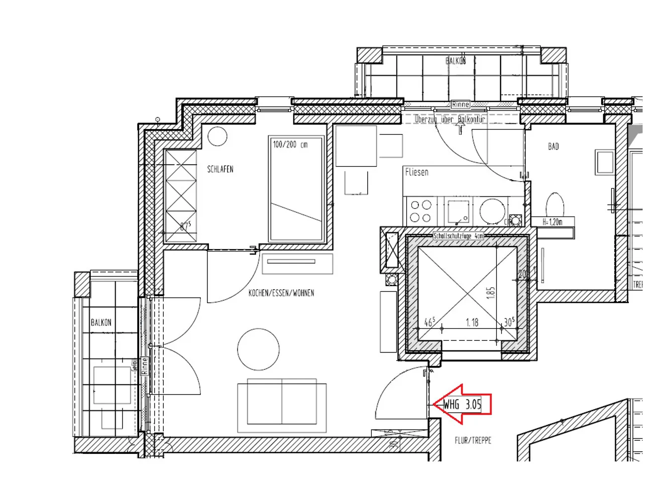 2 room apartment with 42 m² in Oldenburg – Photo 8