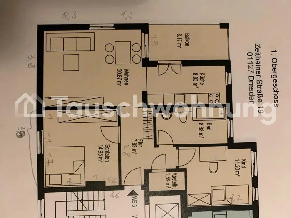 3 Zimmer Wohnung mit 80 m² in Dresden – Bild 8