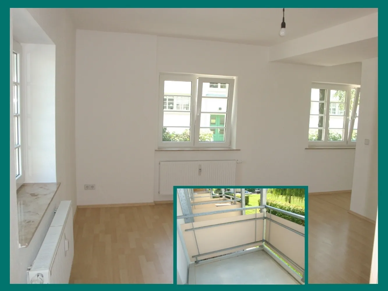 2 room apartment with 43 m² in Chemnitz – Photo 1